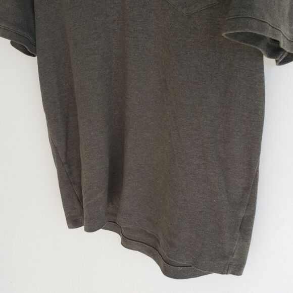 Tahari Short Sleeve Pocket Polo Shirt Mens Large Green 0372 - Picture 4 of 8